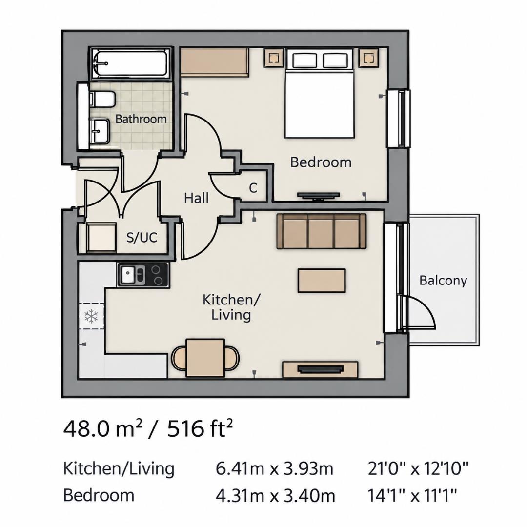Thomas Blake Avenue, Southampton floorplan